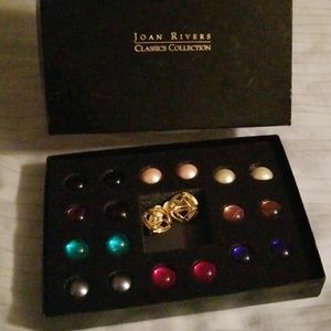 Clip on earrings set... change out the stones